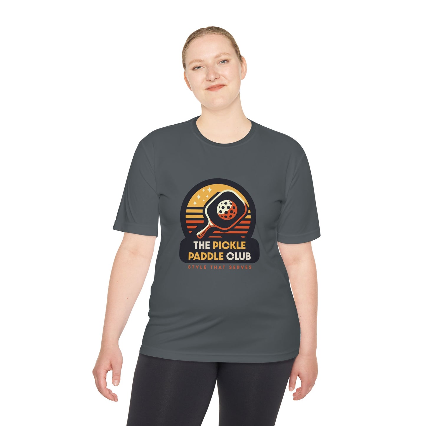 Moisture Wicking Tee - Pickle Paddle Club Pickleball Apparel
