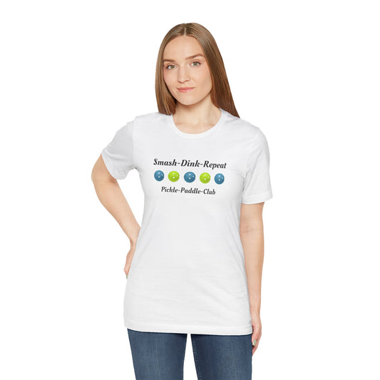 Pickleball Smash-Dink-Repeat Tee - 5 Spot