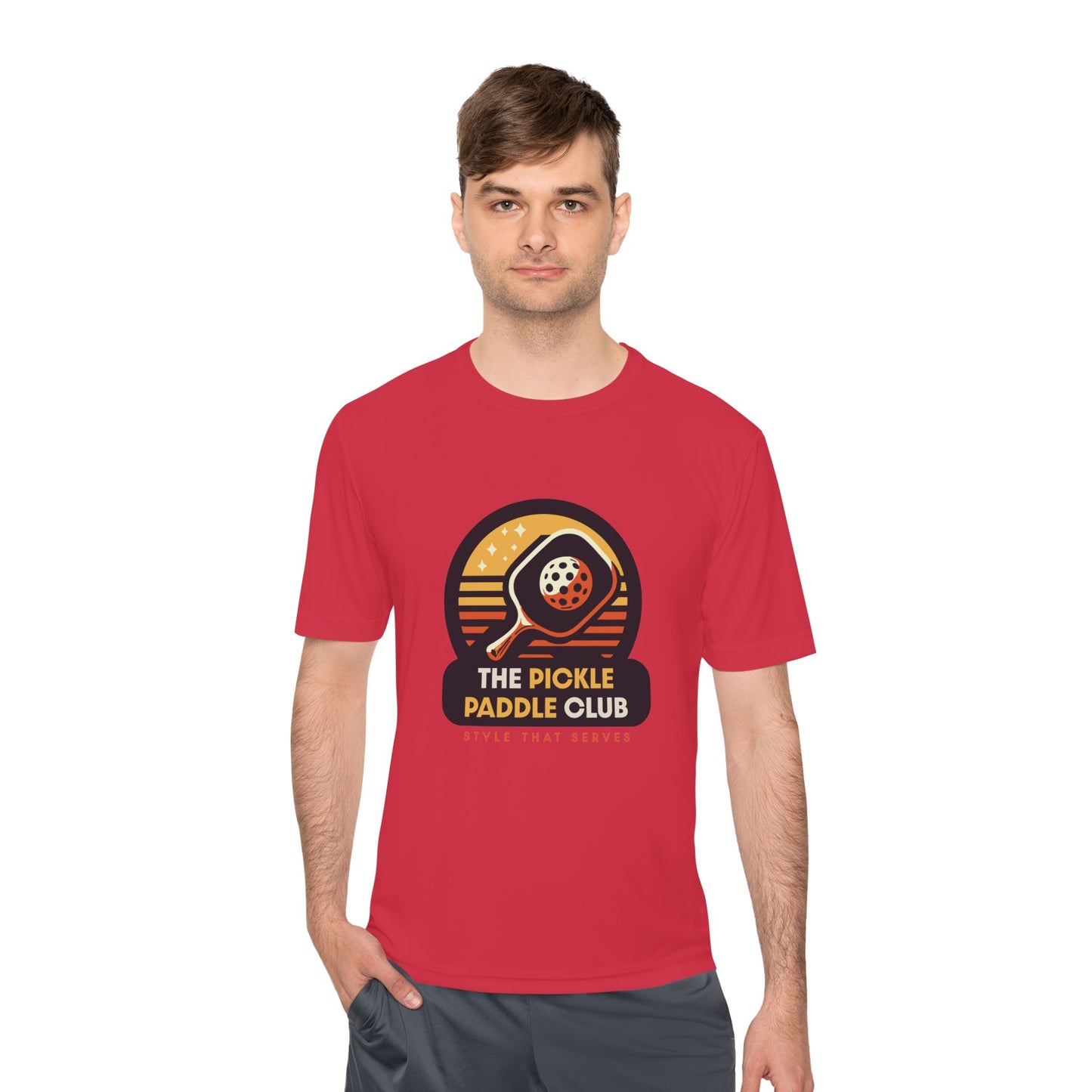 Moisture Wicking Tee - Pickle Paddle Club Pickleball Apparel
